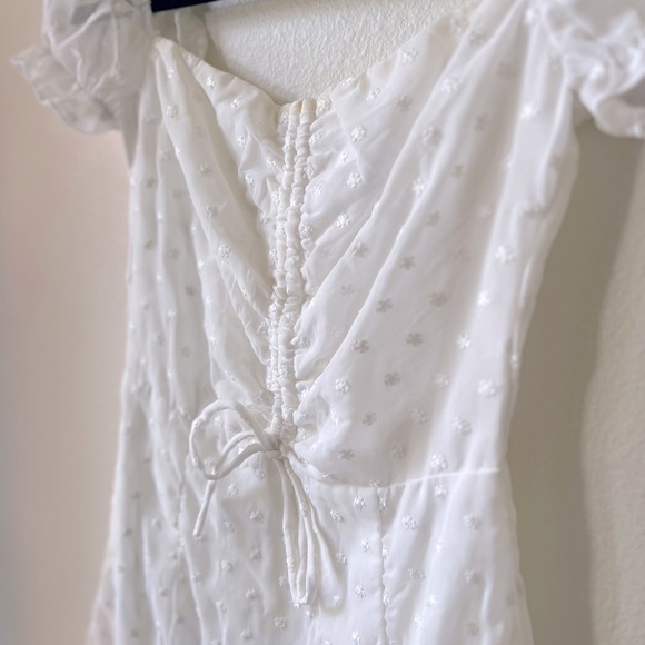 COPY - Princess Polly mikail mini dress white size 0 - Picture 5 of 13